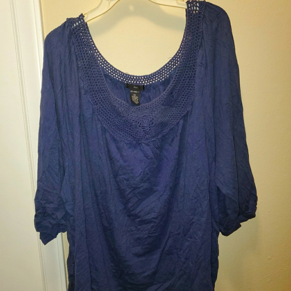 Knit Embellished Blouse